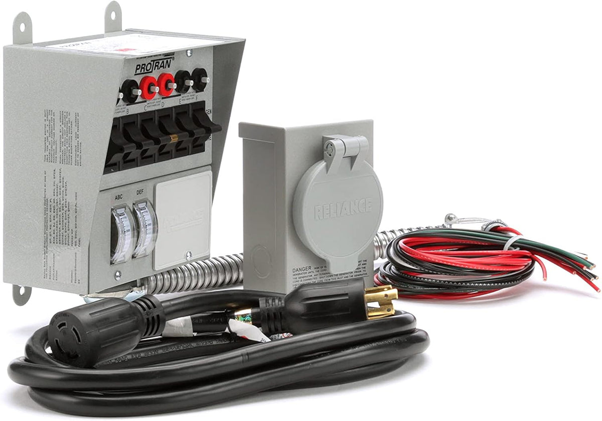 30 Amp 6-Circuit Transfer Switch Kit for Generators T53312