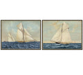 Antique Yachts Canvas 31 x 23 L6728