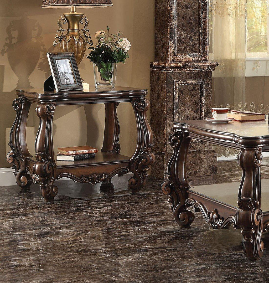 Cherry Oak Rectangular Occasional Table Set 3Pcs L2919