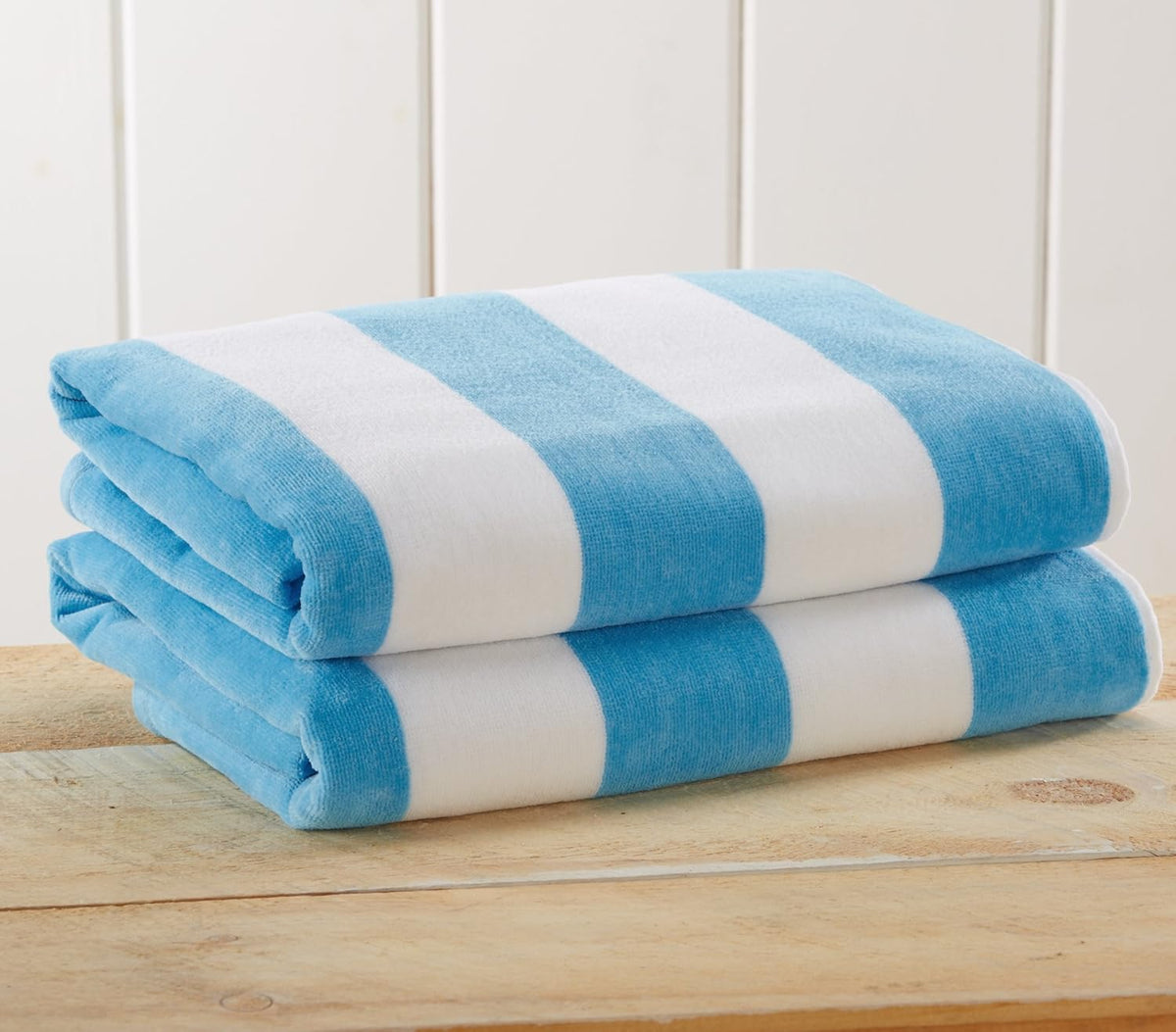 4 Pack Plush Velour 100% Cotton Beach Towels (Navy, 30 x 60) E877
