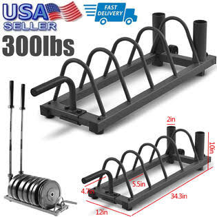Olympic Weight Plate Rack for 2in Plates H385327