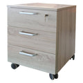 Three-Drawer Mobile File Cabinet with Lock V1582