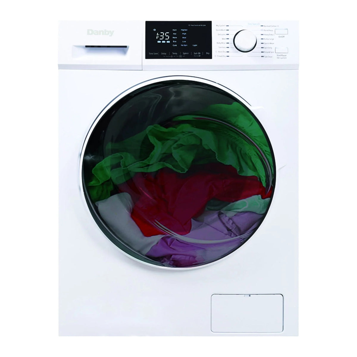 2.7 Cu. ft. White All-In-One Washer/Dryer Combo W957