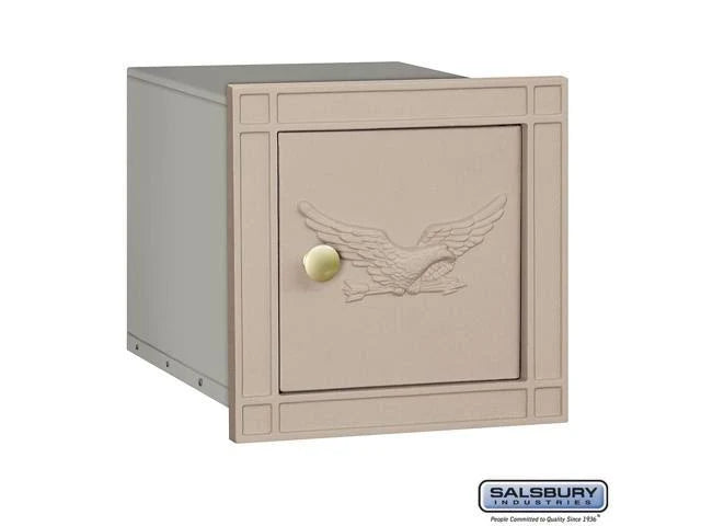 Green Cast Aluminum Column Mailbox V902703