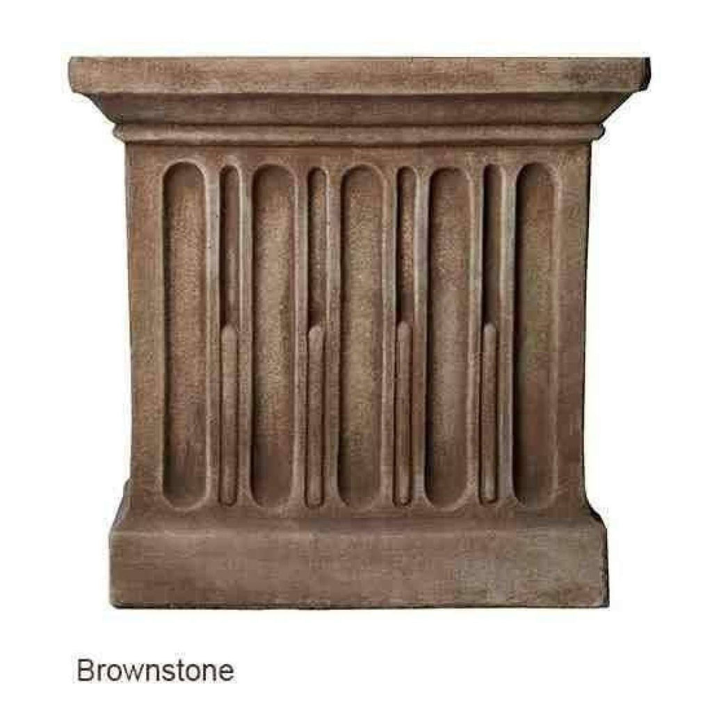 Aged Limestone Standing Lotus Buddha J9829