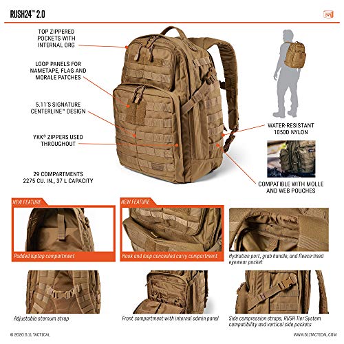 Multicam 55 Liter Tactical Backpack U50638