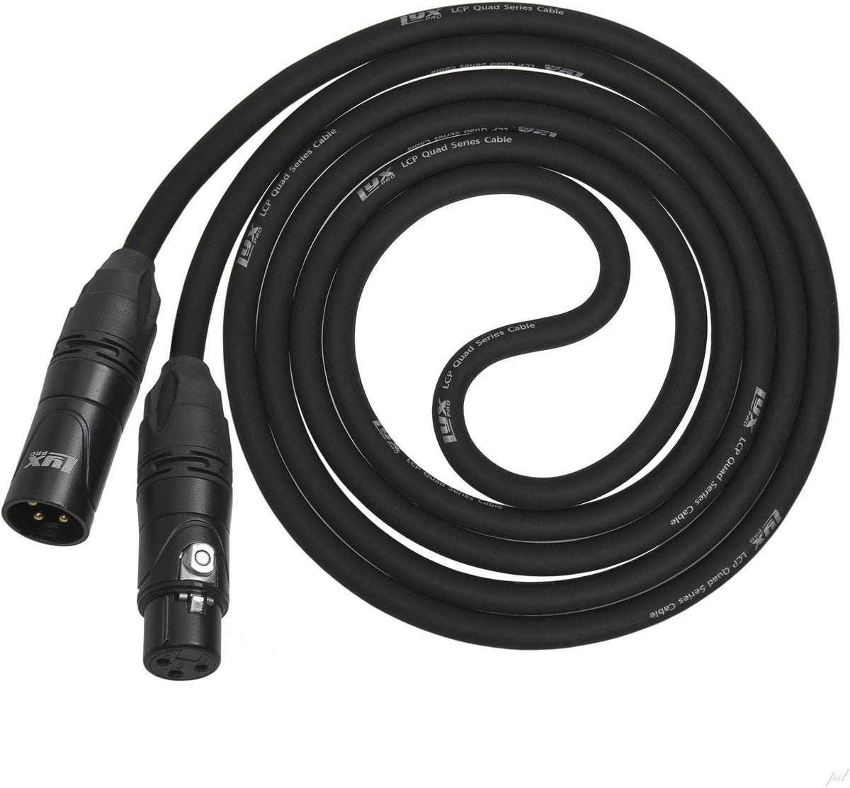 Black 100 ft XLR Microphone Cable C2677