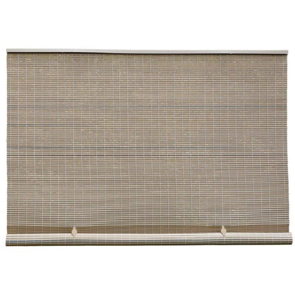 Brown Cordless Roll-Up Blinds C638