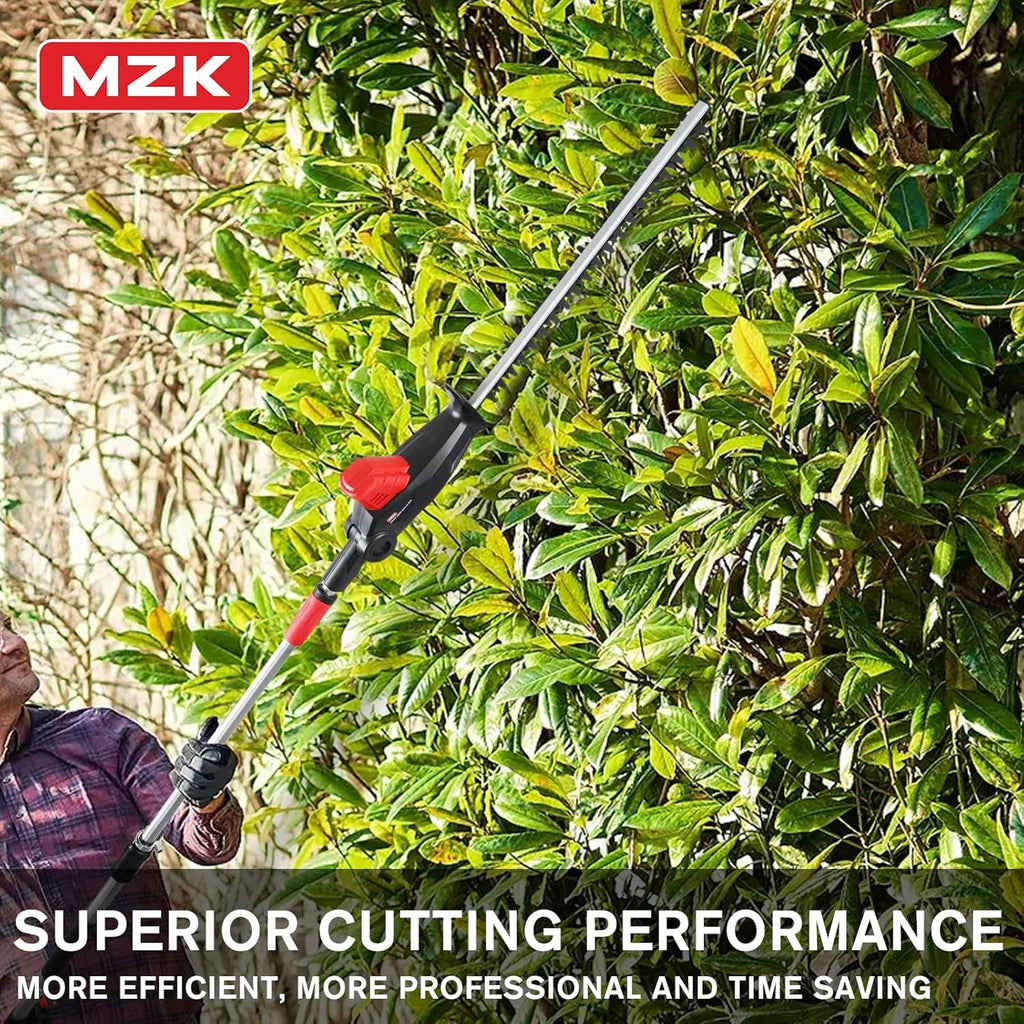 20V 21.3" Cordless Pole Hedge Trimmer with Steel Blade D818236