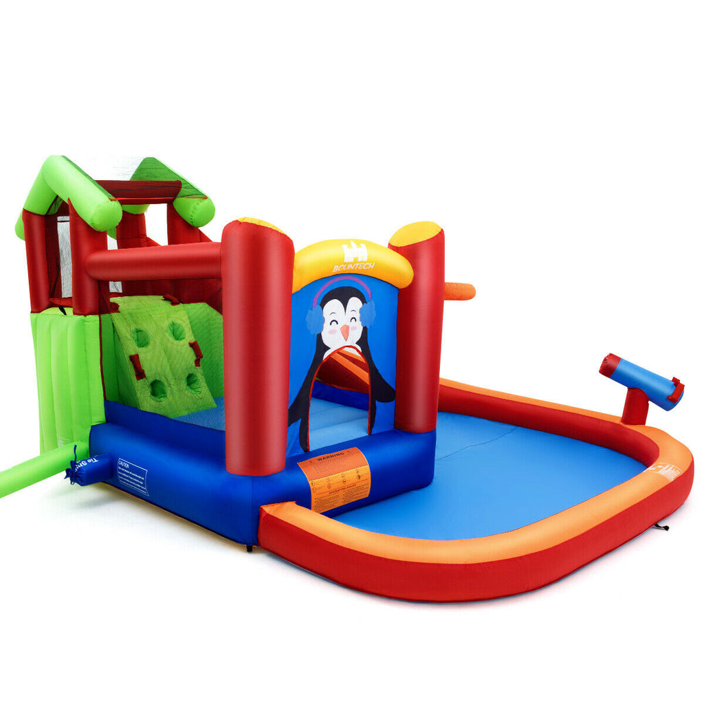 Inflatable Slide Bounce House with Splash Pool G82993