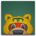 Minimalist Mascot Canvas Wrap B211420