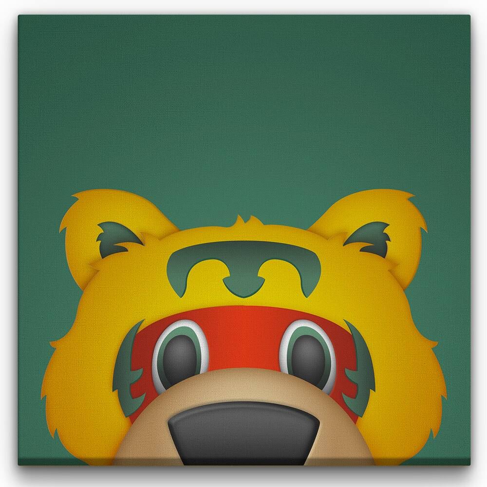 Minimalist Mascot Canvas Wrap B211420