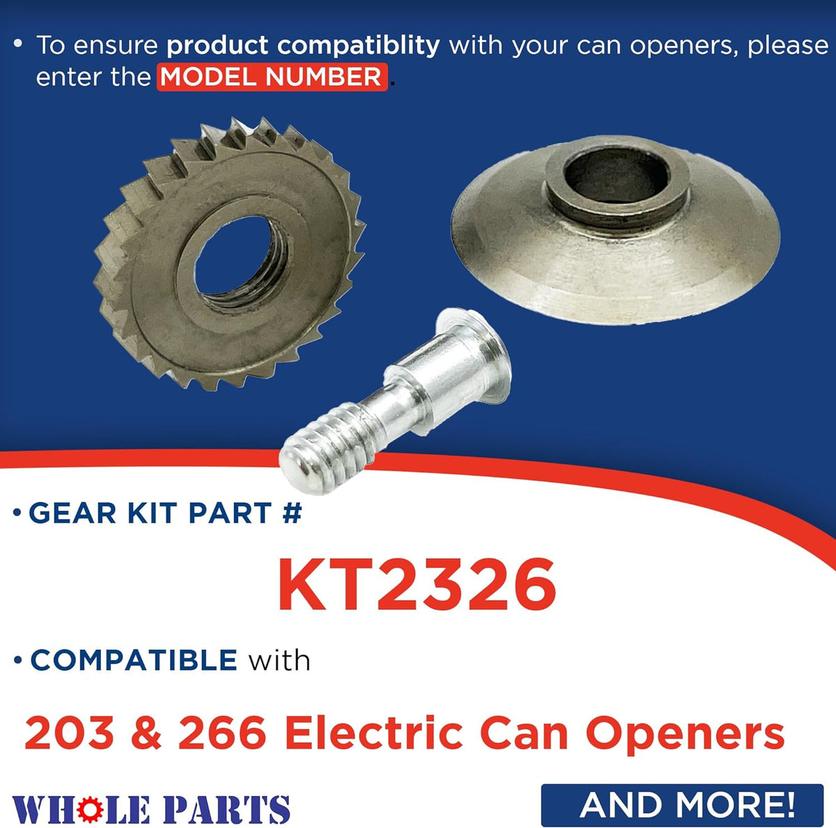 Knife and Gear Kit for Electric Can Openers G592563