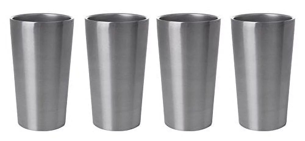 4 Piece Double Wall Stainless Steel Tumbler Set B5546