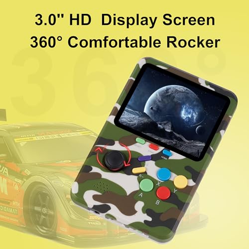 Electronic Handheld Games Device, 3D Video Game Emulator, 64GB TF Card, 3.0" HD Screen G782