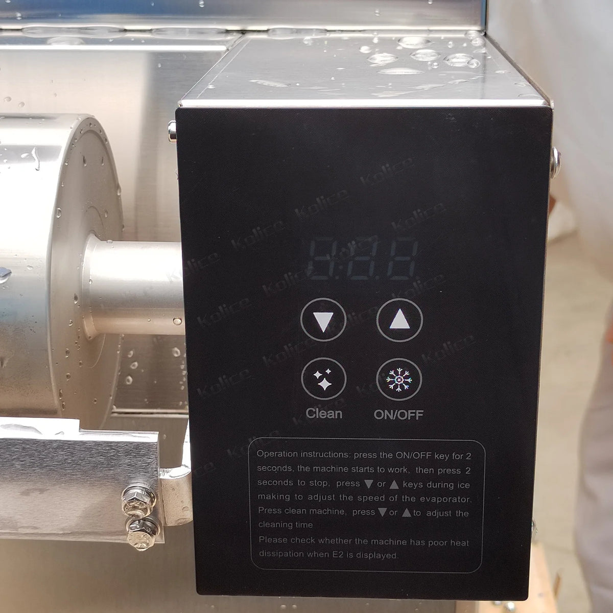 Commercial Automatic Snowflake Ice Maker, Shaved Ice Machine, Ice Crusher Shaver H92116