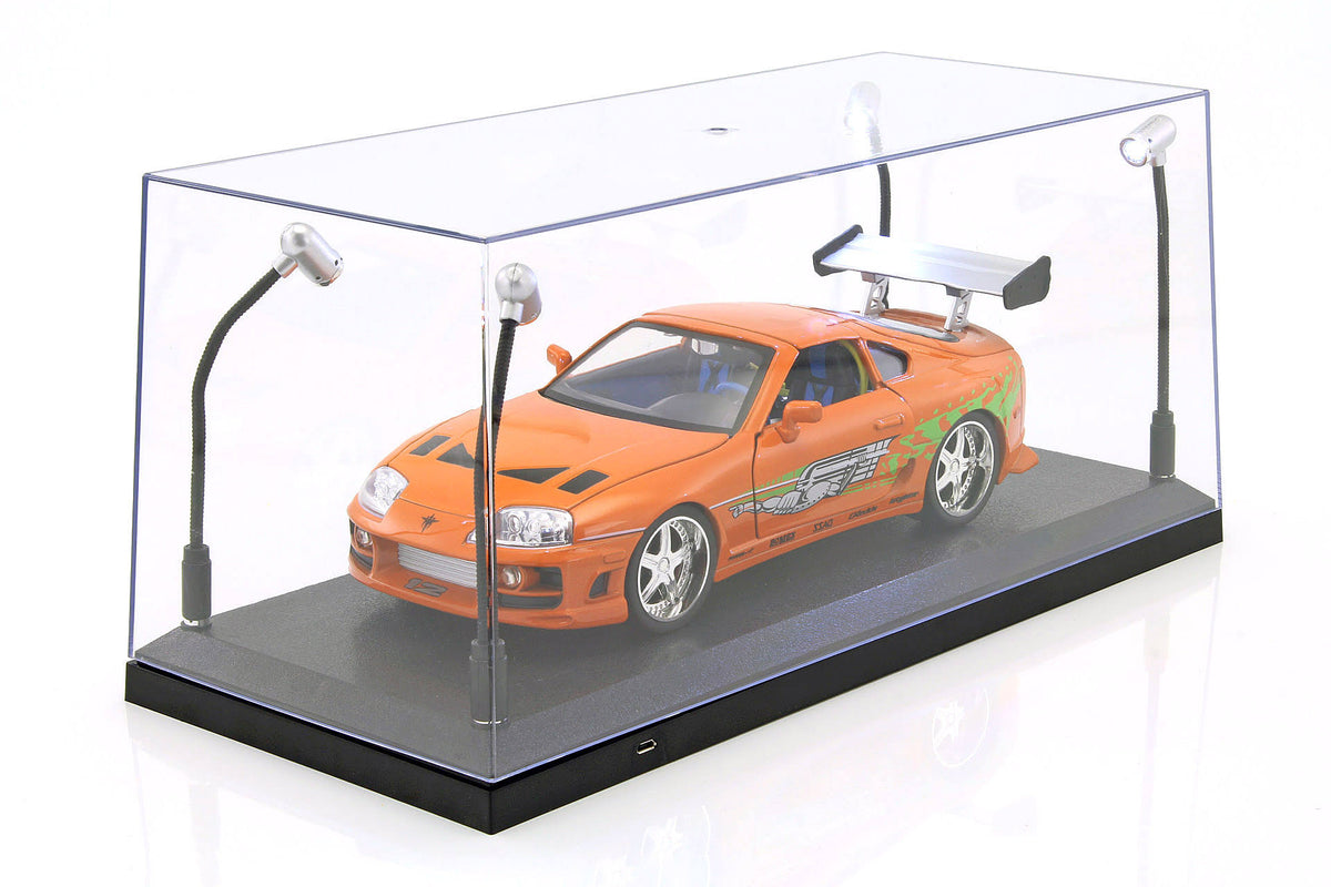 Display Case 1/18th LED Black G4876