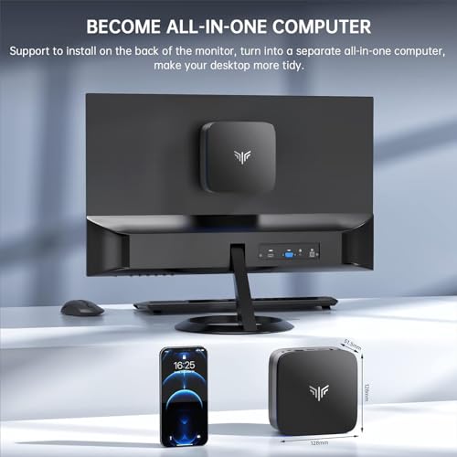 Mini PC 12th Gen N95 Processor 16GB DDR4 1TB SSD 4K UHD H8870