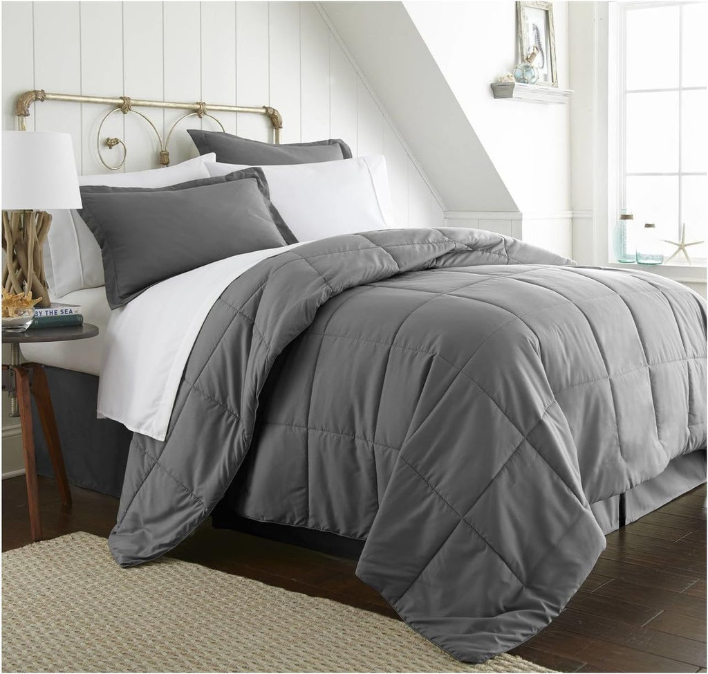 8 Piece Bed in a Bag Queen Navy B380