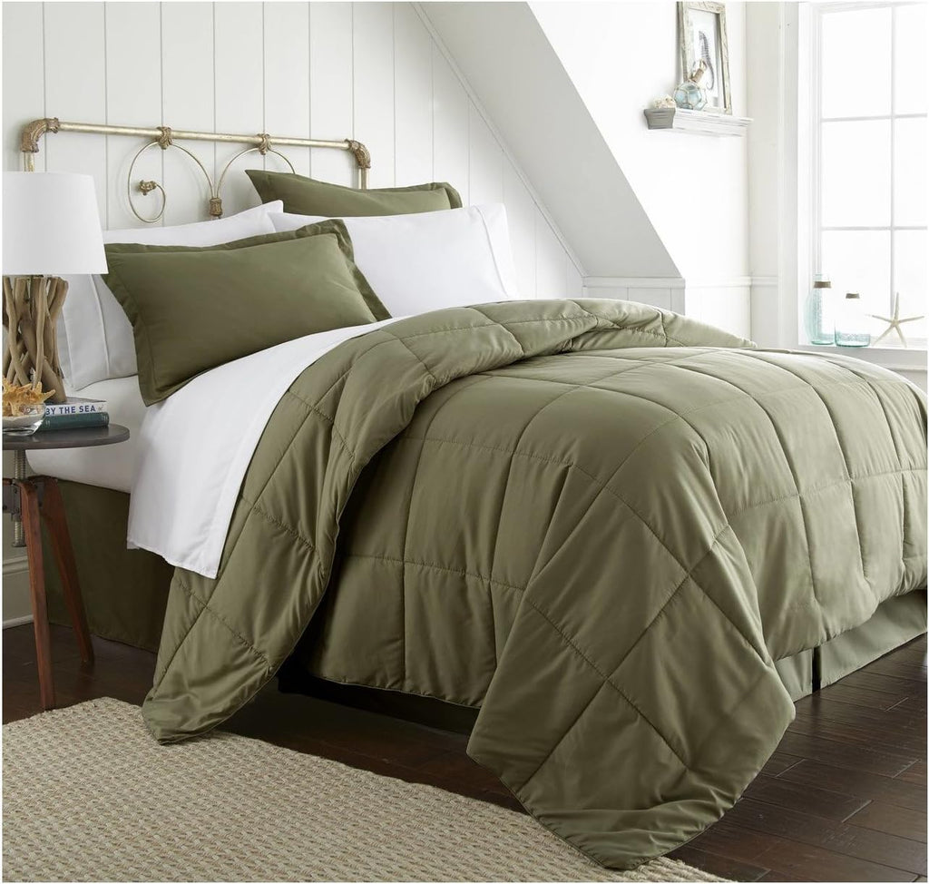 8 Piece Bed in a Bag Queen Navy B380