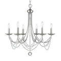 6 Light Candle Style Chandelier K6682