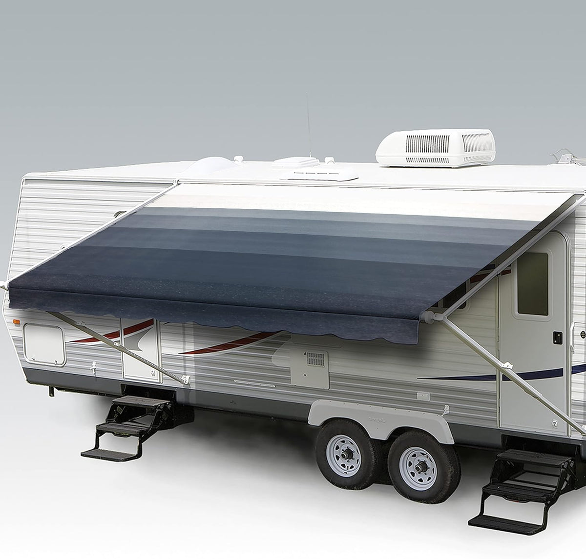 Heavy Duty Weatherproof Vinyl RV Awning Fabric Replacement Z1430