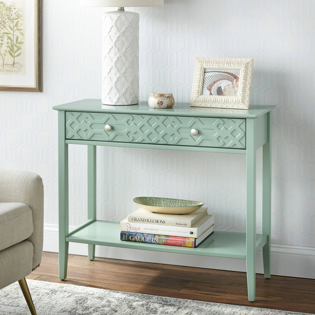 White Console Table B4790