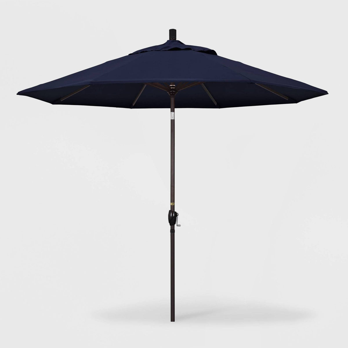 Patio Umbrella Push Button Tilt Crank Lift Navy A48230