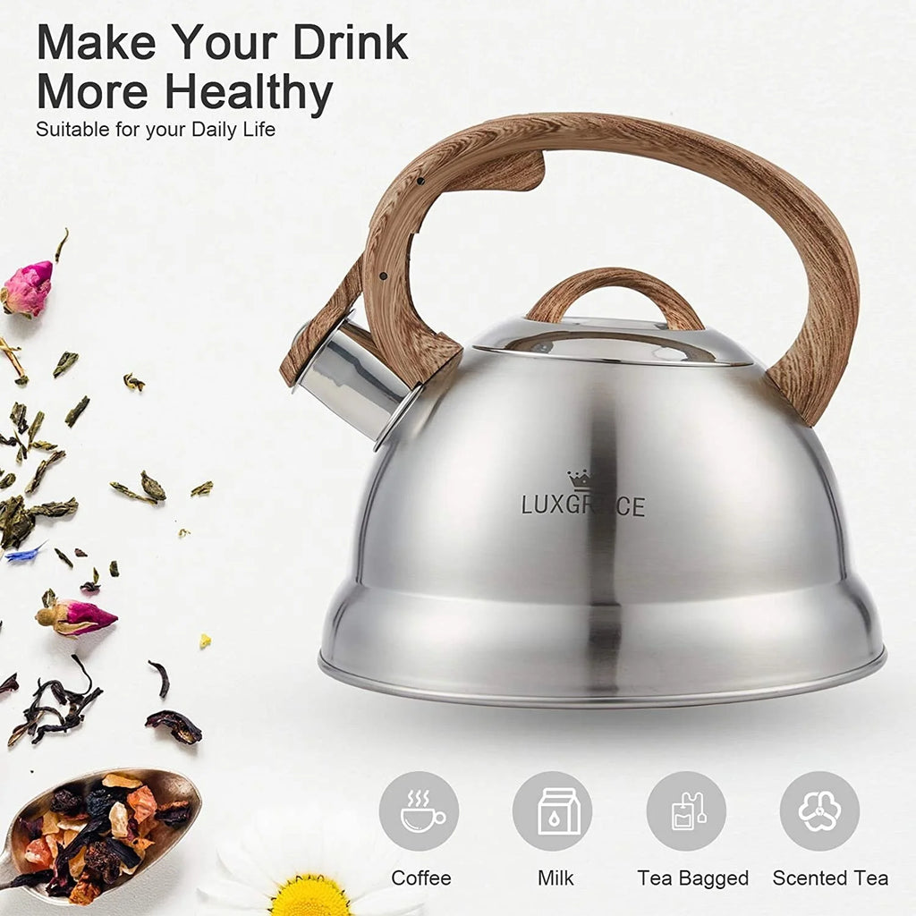 2.3 Qt Stainless Steel Whistling Tea Kettle R8437