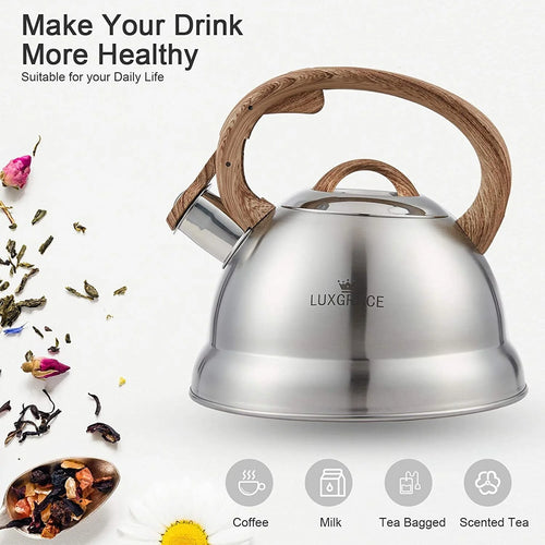 2.3 Qt Stainless Steel Whistling Tea Kettle R8437