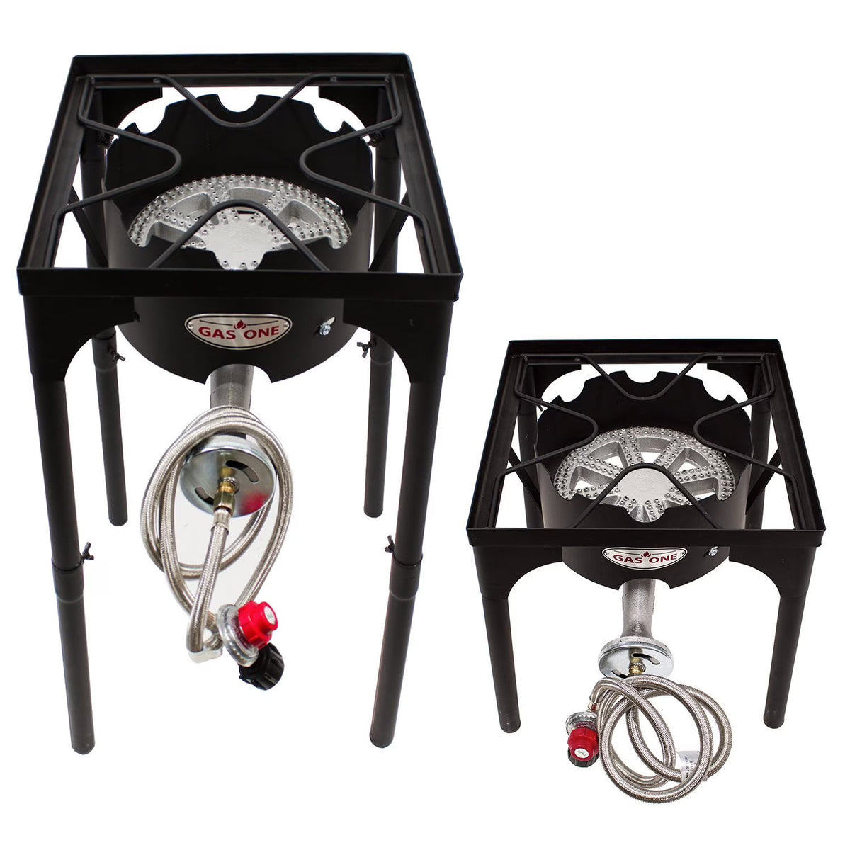 Propane 200,000-BTU Single Outdoor Brewing Burner with Adjustable Height X3701