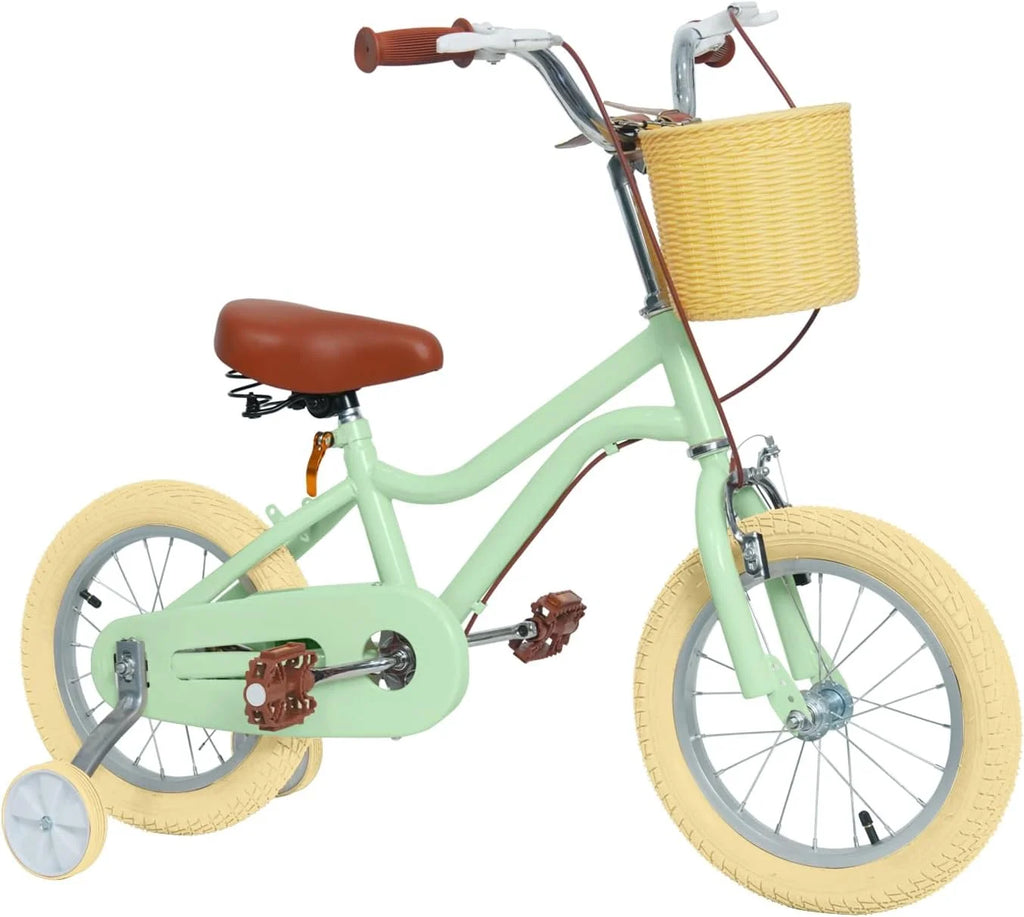 16 inch Kids Bike with Training Wheels and Basket R18117