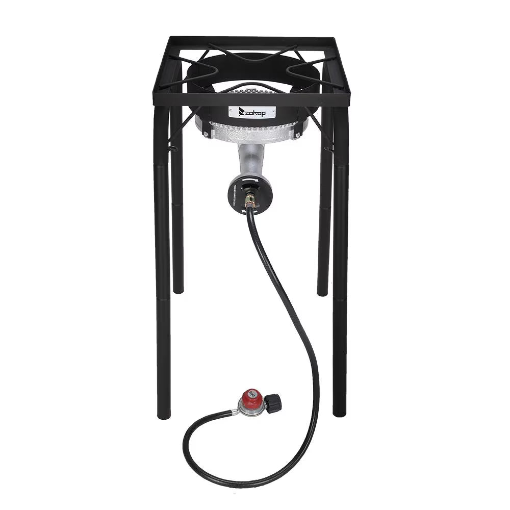 Propane Single Burner 200,000 BTU with Regulator, Cast Iron E826419
