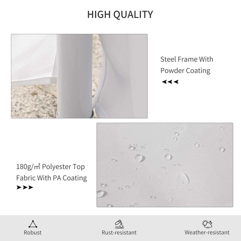 Canopy Party Event Tent with 2 Pull-Back Doors and Windows T411568