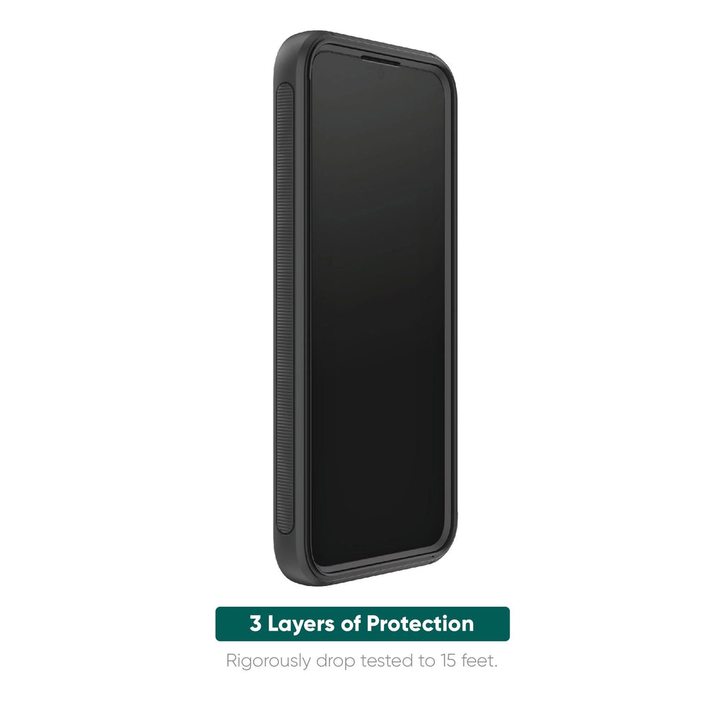 Rugged Phone Case with Holster Black G97383