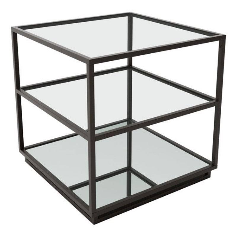 Distressed Black End Table G75631