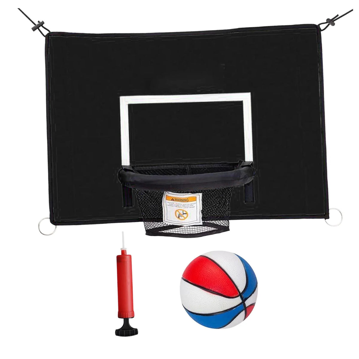 Basketball Hoop for Trampoline Basketball Frame Lightweight Backboard Sturdy for 69cm Colored Ball R747046