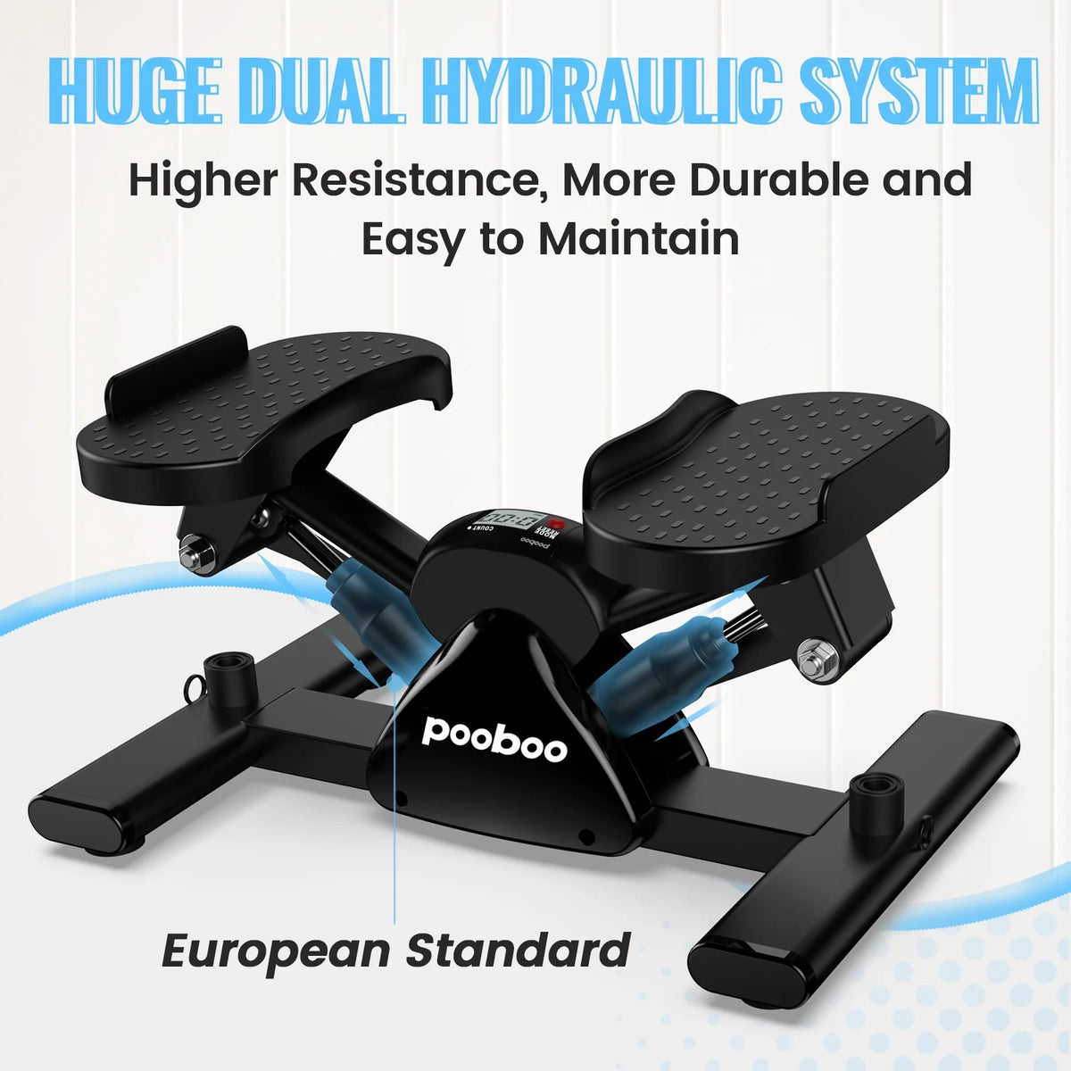 Mini Stepper Machine with Resistance Bands P9617