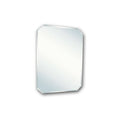 Frameless Single Door Medicine Cabinet with Glass Shelves Q60541