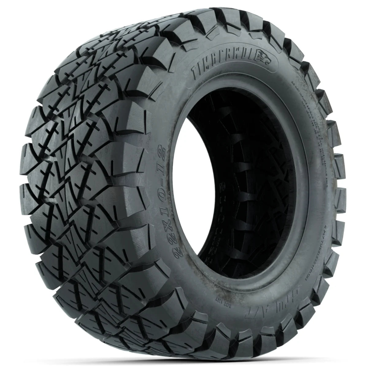 22 inch All-Terrain Golf Cart Tire 22x10-12 4-Ply J260