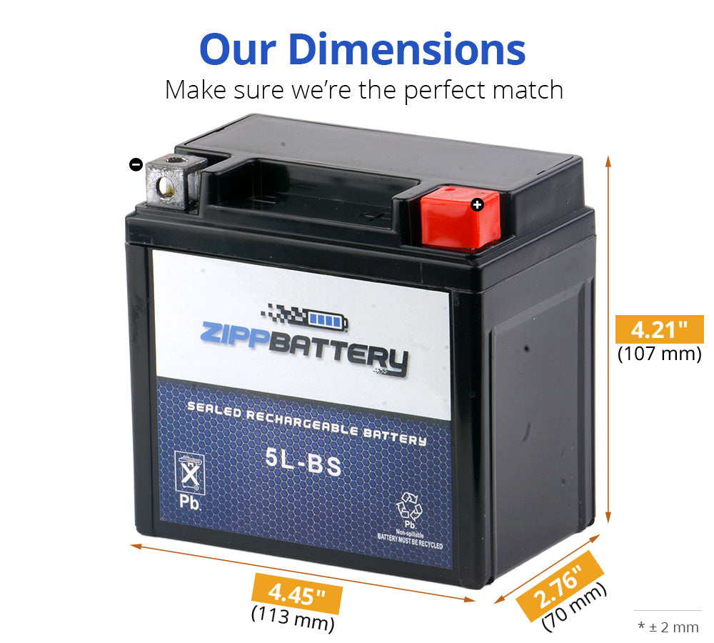 Motorcycle Battery YTX5L-BS O58971