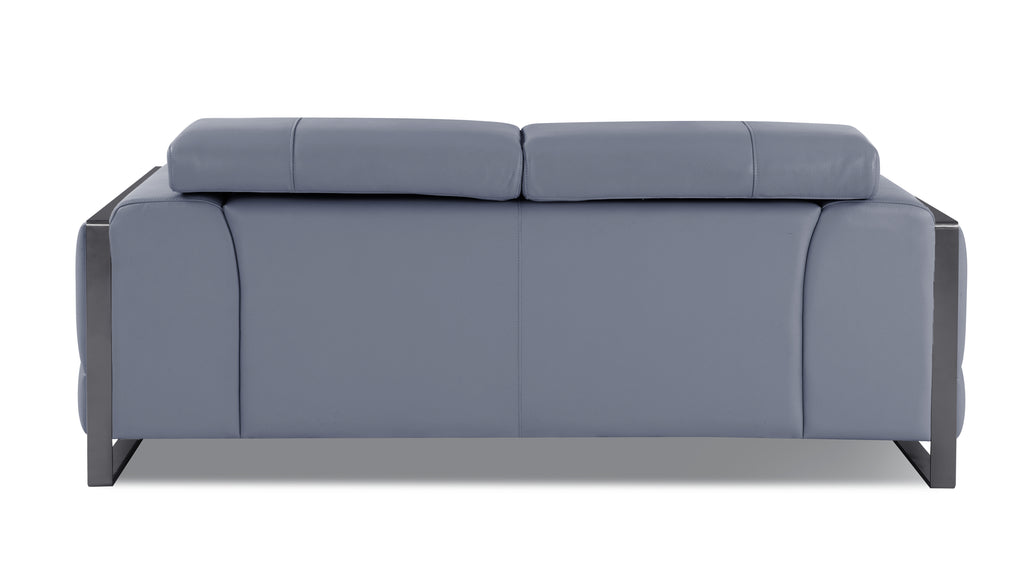 Italian Leather Loveseat P58636