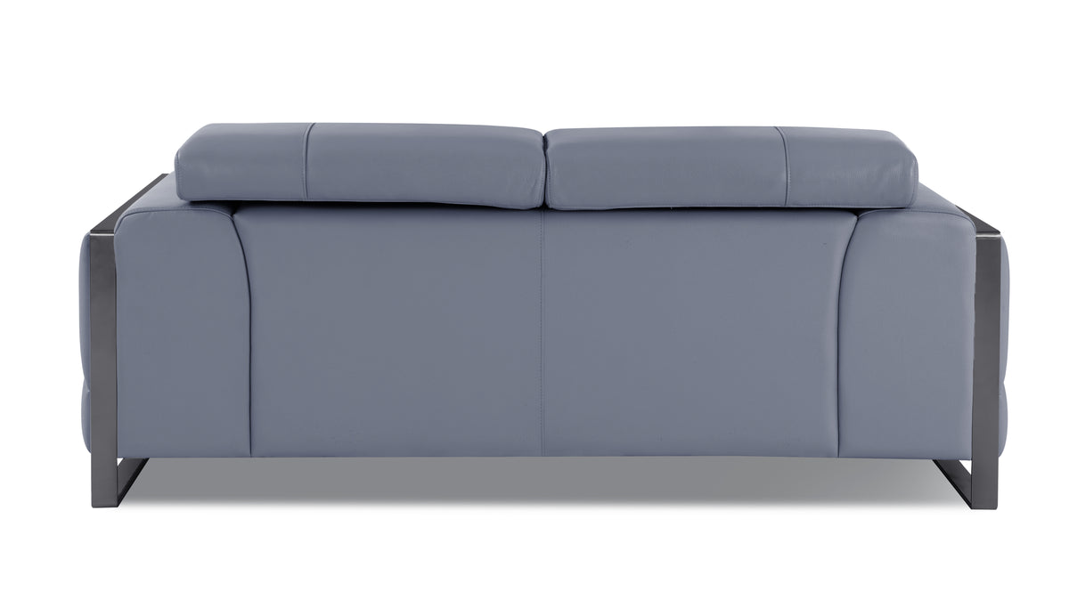 Italian Leather Loveseat P58636