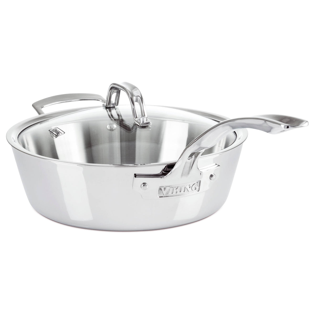 3.6 Quart Stainless Steel Saute Pan with Lid T926