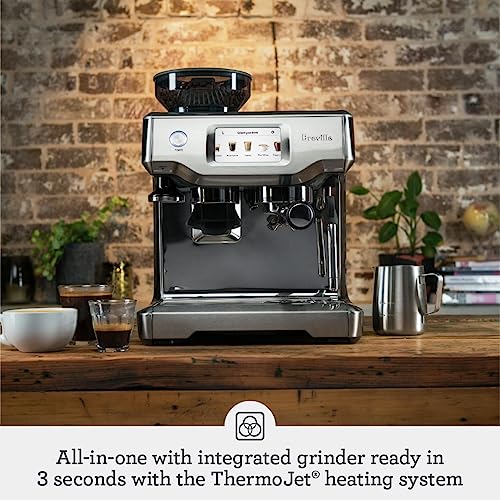 Brushed Stainless Steel Espresso Machine T216