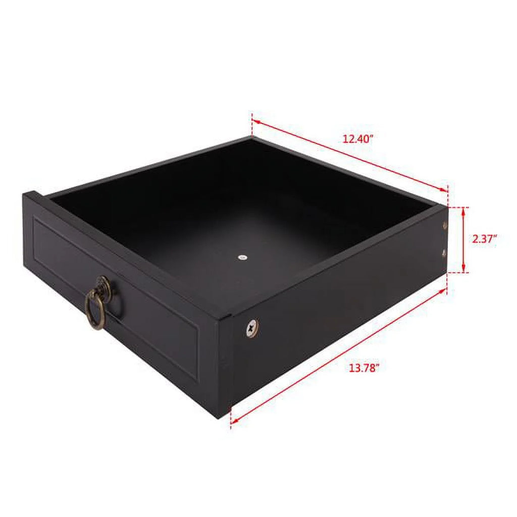Black Solid Wood Coffee Table A6643