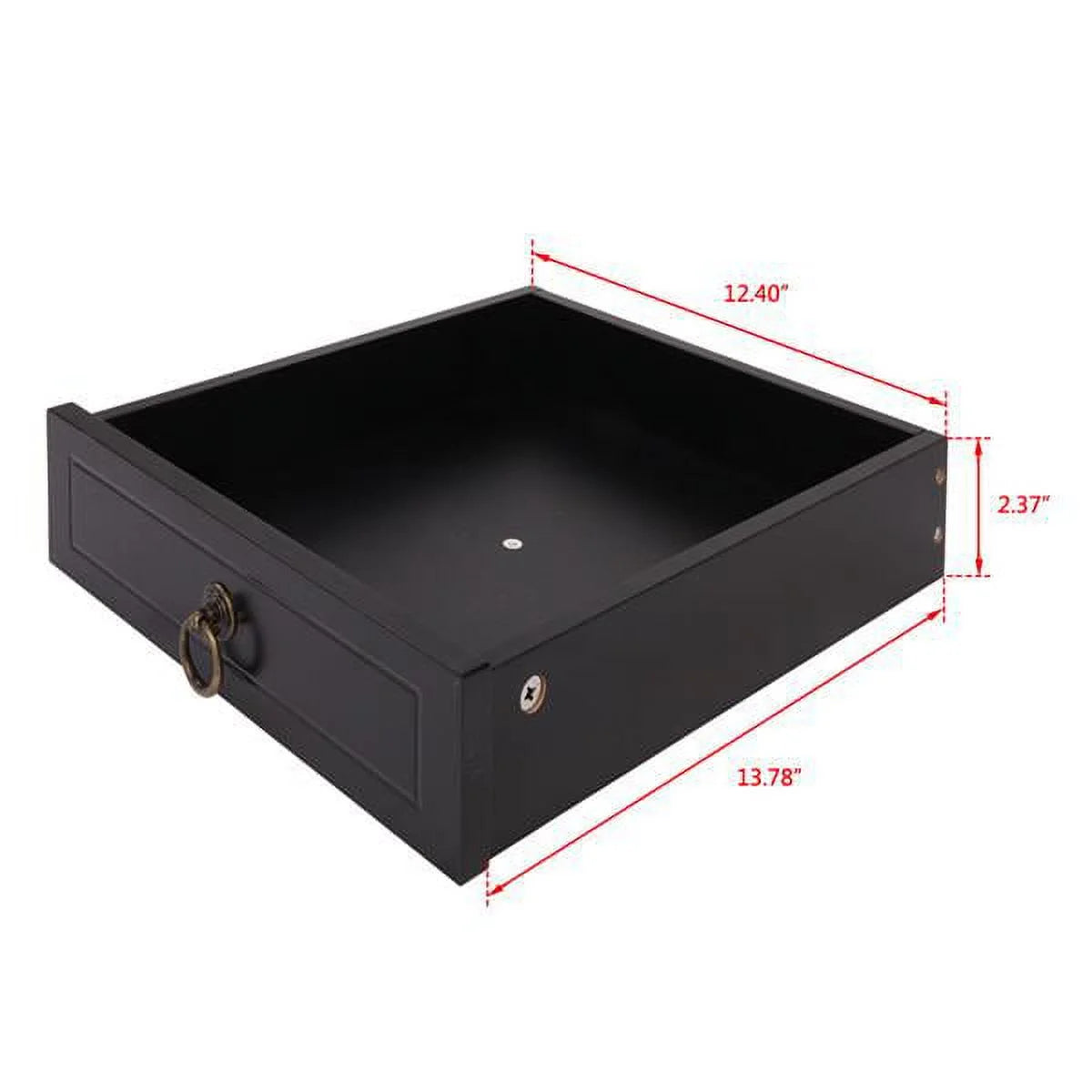 Black Solid Wood Coffee Table A6643