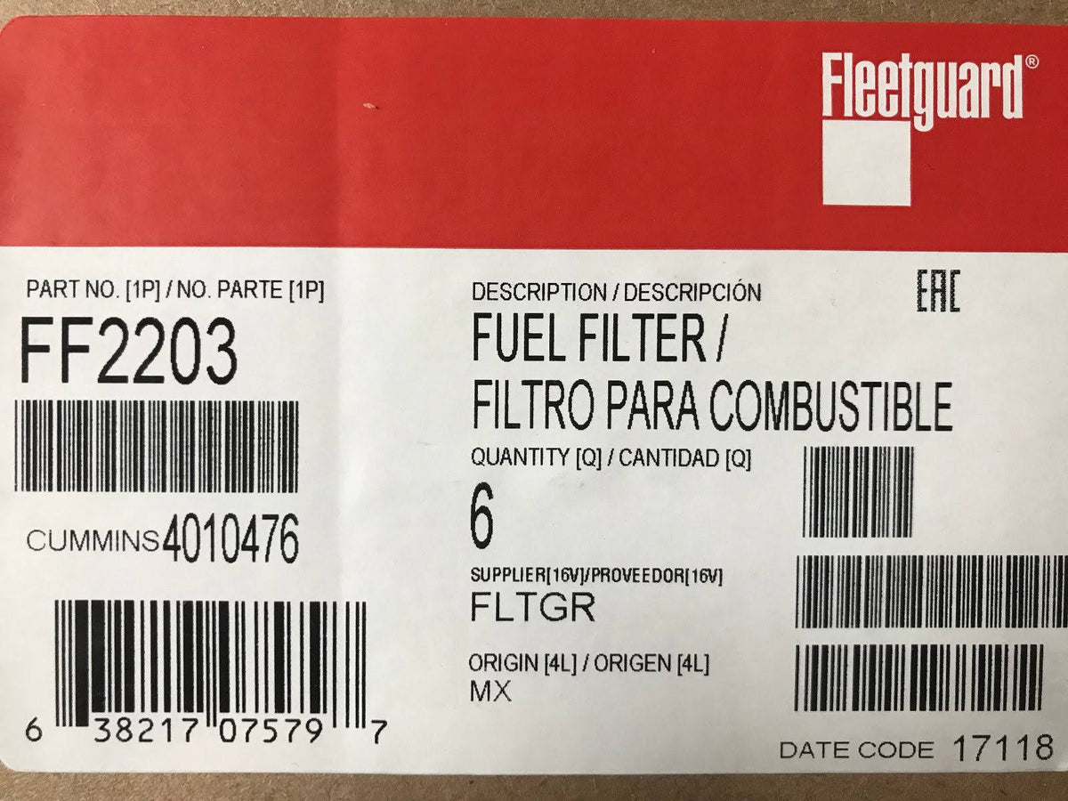 Fuel Filter H410301