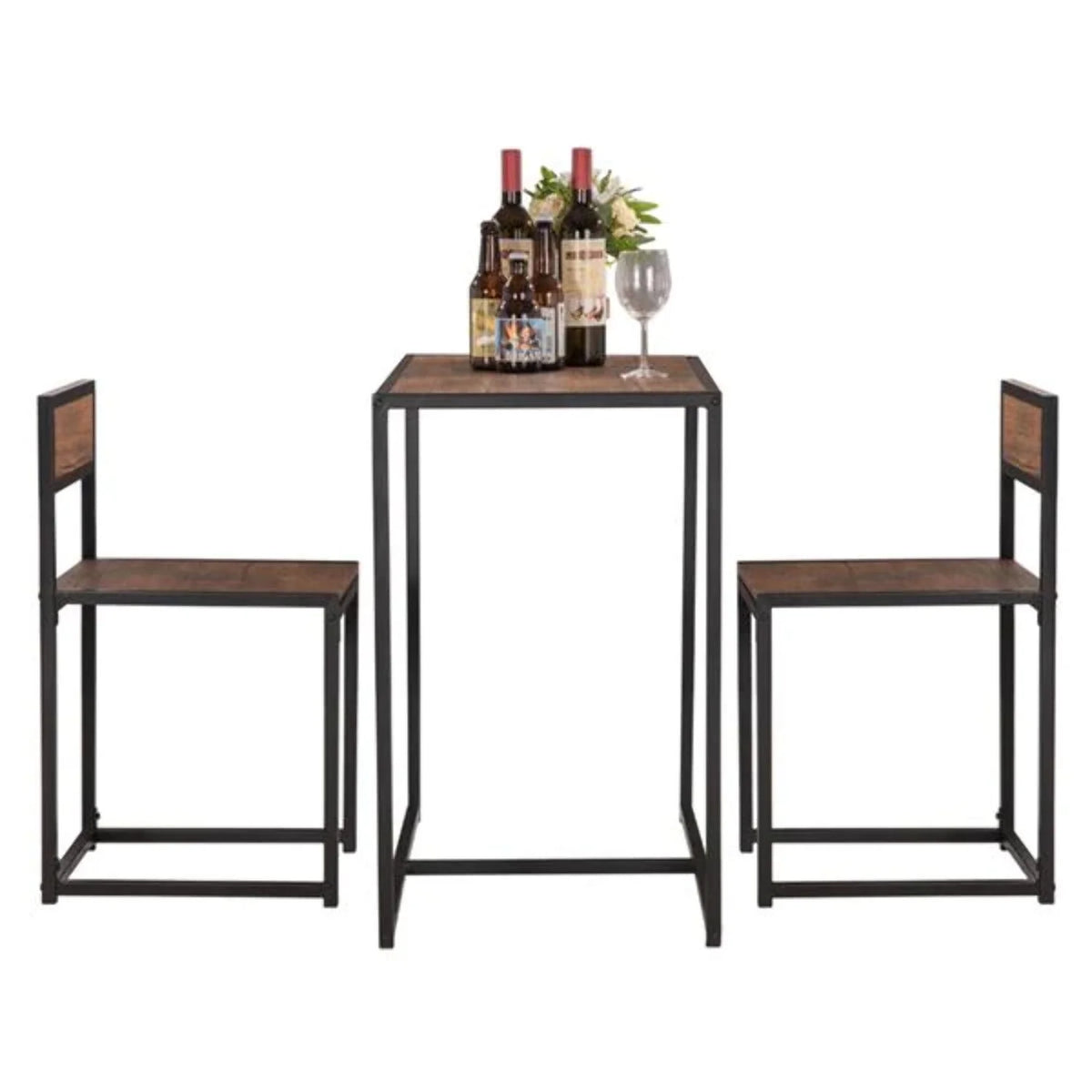 Wood Breakfast Table and Chair Three-Piece G137