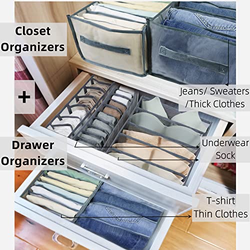 6 Pack Foldable Closet Organizers I115